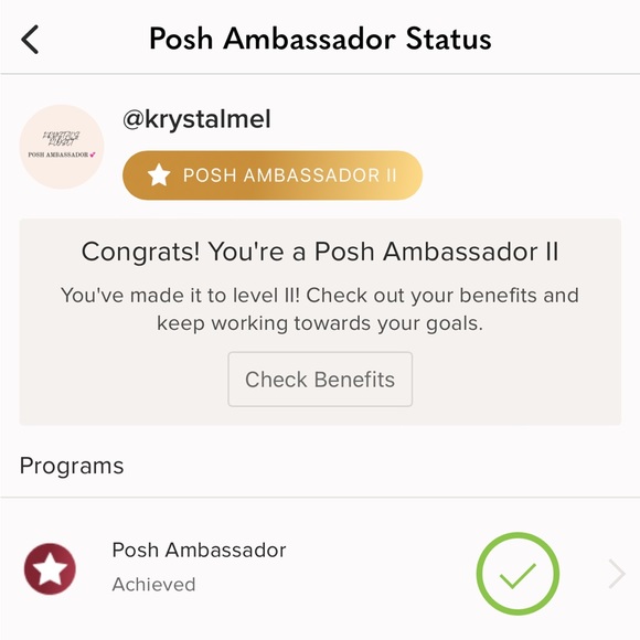 ✨ Posh Ambassador Status ✨ - Picture 4 of 5